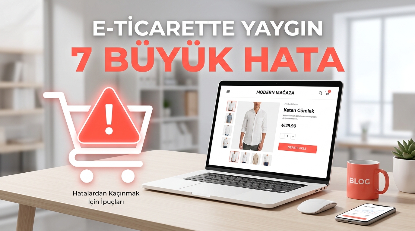 E-Ticaret Sitesi Kurarken Yapılan 7 Büyük Hata (ve Nasıl Önlenir)